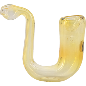 Shop LA Pipes Calabash Silver Fumed Glass Sherlock Hand Pipe in australian