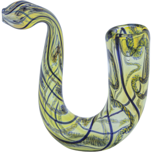 Shop LA Pipes Elegant 4" Color-Changing Sherlock Glass Pipe in australian