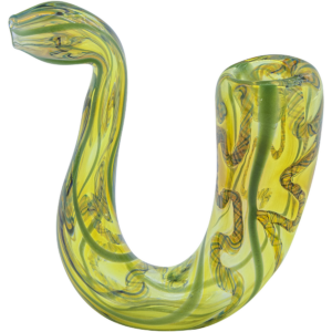 Shop LA Pipes Elegant 4" Color-Changing Sherlock Glass Pipe in australian