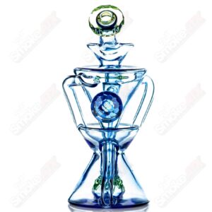 Shop #4 Faceted Two & Through Full-Size Recycler w/ Opal by Captn Chronic in australian