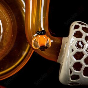 Shop Sitting Honeycomb Dry Pipe Joe P Glass in australian