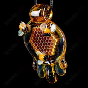 Shop Large Honeycomb Drip Pendant by Joe P Glass in australian