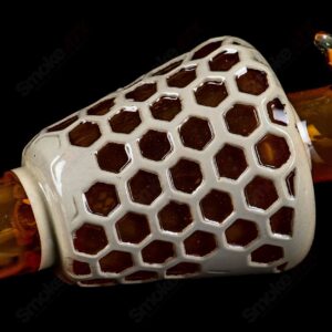 Shop Sitting Honeycomb Dry Pipe Joe P Glass in australian