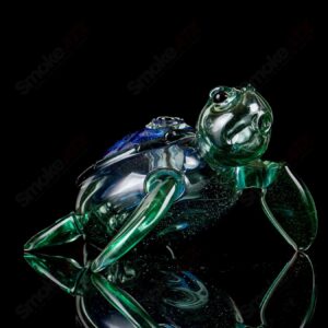 Shop Blue Dichro Honu Sea Turle Rig Turtle Time Glass in australian