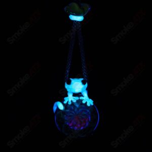 Shop Gecko and the Flower Pendant Kengtaro Glass in australian