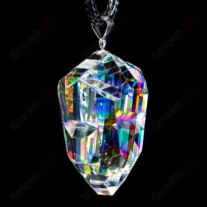 Shop Dichro Arrow Head Faceted Pendant by Fatal Facets in australian