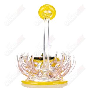Shop Mini Rig (Pink/Lemon Drop) Freeek Glass in australian