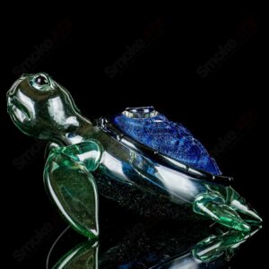 Shop Blue Dichro Honu Sea Turle Rig Turtle Time Glass in australian