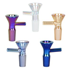 Shop Future Time Electroplated Glass Herb Slide - 14mm M / 10CT in australian