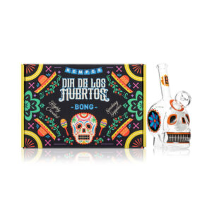Shop HEMPER - Dia De Los Muertos Skull Bong 6.1" in australian