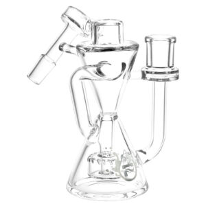 Shop Pulsar Hourglass Recycler Ash Catcher | 5.25" | 14mm in australian