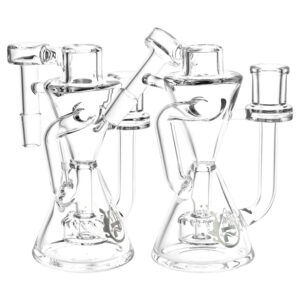 Shop Pulsar Hourglass Recycler Ash Catcher | 5.25" | 14mm in australian
