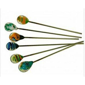 Shop Glass Hairpin/Poker - 3.5" / Colors & Designs Vary in australian
