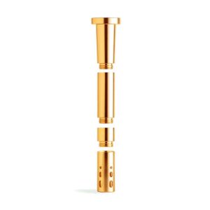 Shop Chill - Unbreakable Aluminum Downstem - Gold in australian