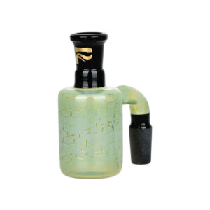 Shop Pulsar Inside Print Glass Dry Ash Catcher | 14mm |90 Degree | THC Blueprint in australian