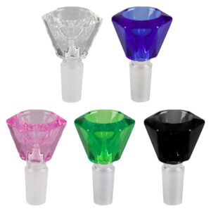 Shop Faceted Herb Bowl Slide | 14mm Male in australian