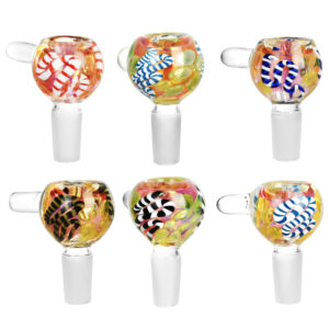 Shop Fumed Rope Glass Herb Slide - 14mm M / Colors Vary in australian