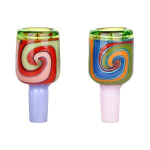 Shop Retro Spiral Herb Slide - 14mm M / Colors Vary in australian