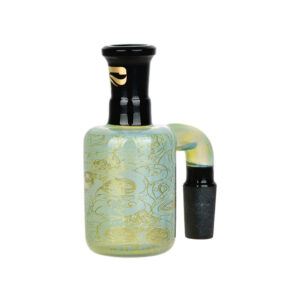 Shop Pulsar Inside Print Glass Dry Ash Catcher | 14mm | 90 Degree | Melting Shrooms in australian