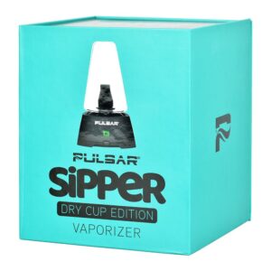 Shop Pulsar Sipper Dual Use Concentrate or 510 Cartridge w/ Dry Cup - 1500mAh / Black in australian