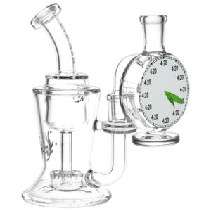 Shop Pulsar 420 Timepiece Glass Ash Catcher - 4" / 14mm M / 90D in australian