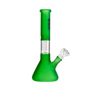 Shop Bud Fluoro Tree Percolator Bong 28cm - Green in australian