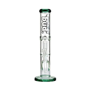 Shop Bud Straight Tube Matrix Percolator Bong 35cm - Teal in australian