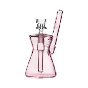 Shop GRAV Hourglass Pocket Bubbler Bong 12cm - Pink in australian