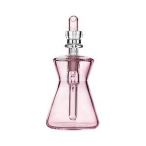Shop GRAV Hourglass Pocket Bubbler Bong 12cm - Pink in australian