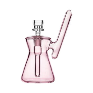 Shop GRAV Hourglass Pocket Bubbler Bong 12cm - Pink in australian