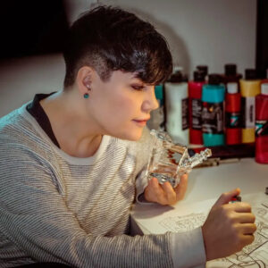 Shop GRAV Milk Carton Bong 10cm - Pink in australian