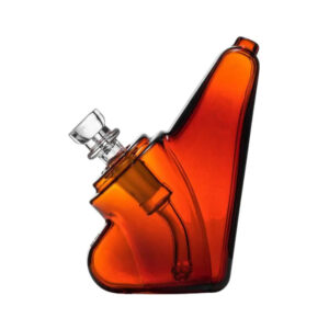 Shop GRAV Wedge Bubbler Bong 12cm - Amber in australian