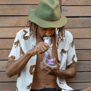 Shop Higher Concepts Heavy Duty Beaker Bong 22cm - Iridescent in australian