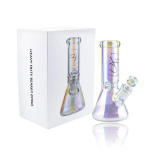 Shop Higher Concepts Heavy Duty Beaker Bong 22cm - Iridescent in australian