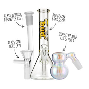 Shop Bud Beaker Bong Bundle - Medium in australian