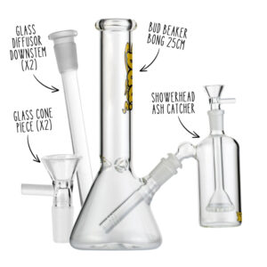 Shop Bud Beaker Bong Bundle - Medium in australian