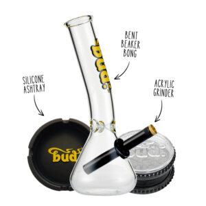 Shop Bud Bent Beaker Bong Bundle in australian