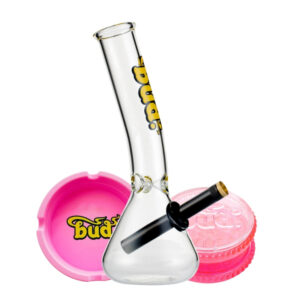 Shop Bud Bent Beaker Bong Bundle in australian