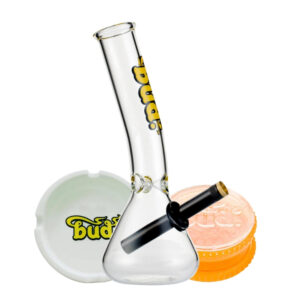 Shop Bud Bent Beaker Bong Bundle in australian
