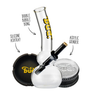 Shop Bud Double Bubble Bong Bundle in australian