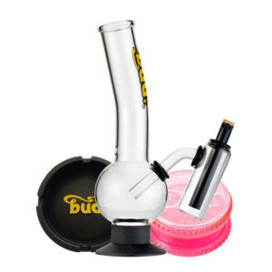 Shop Bud Double Chamber Bubble Bong Bundle in australian