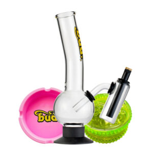 Shop Bud Double Chamber Bubble Bong Bundle in australian