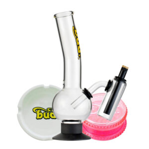 Shop Bud Double Chamber Bubble Bong Bundle in australian