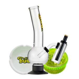 Shop Bud Double Chamber Bubble Bong Bundle in australian
