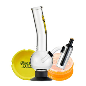 Shop Bud Double Chamber Bubble Bong Bundle in australian