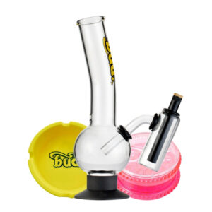 Shop Bud Double Chamber Bubble Bong Bundle in australian