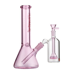 Shop Pink Bud Beaker Bong Bundle - Small in australian