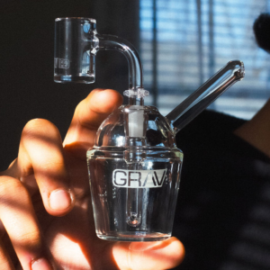 Shop GRAV Slush Cup Pocket Bubbler Bong 12cm in australian