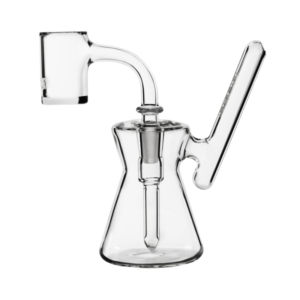 Shop GRAV Hourglass Pocket Bubbler Dab Rig 12cm in australian