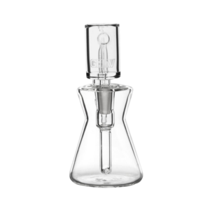 Shop GRAV Hourglass Pocket Bubbler Dab Rig 12cm in australian